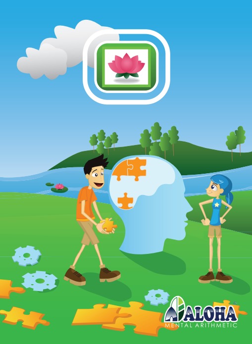 Ilustracija dječaka i djevojčice koji slažu slagalicu u obliku mozga.